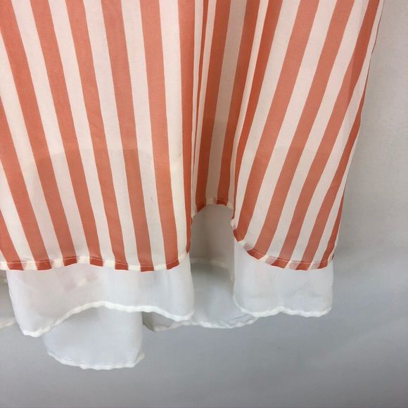 Papaya Chiffon Layered Tank Top - Picture 3 of 6